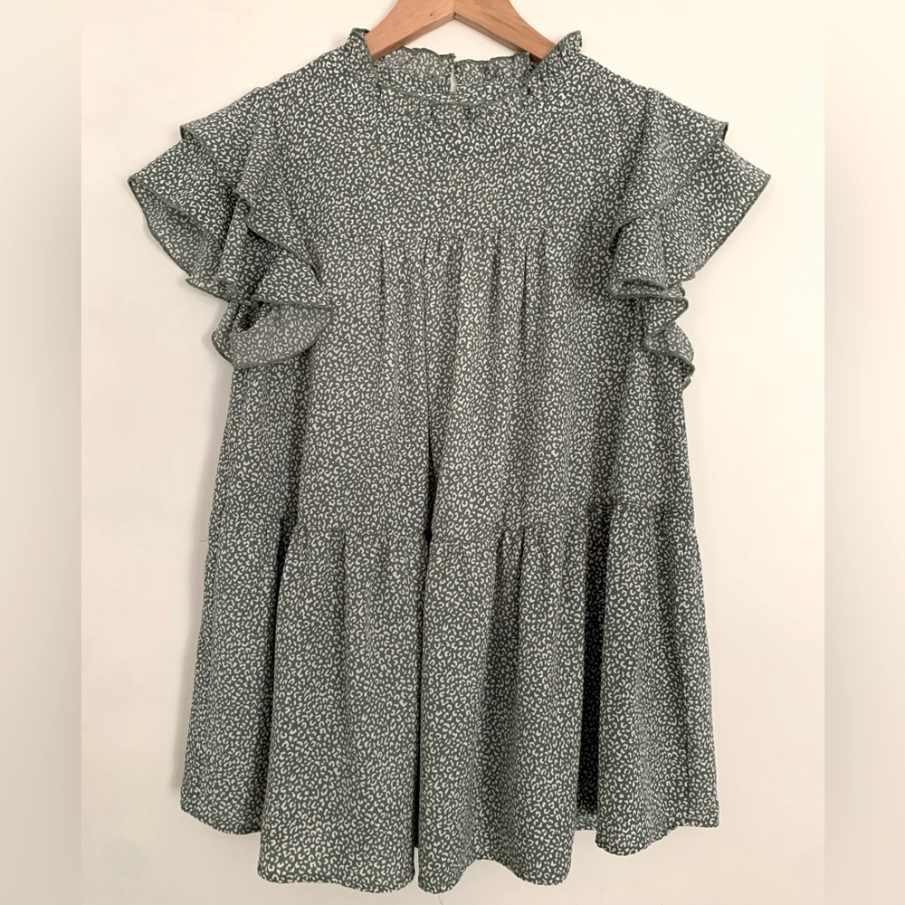 Tiered ruffle top